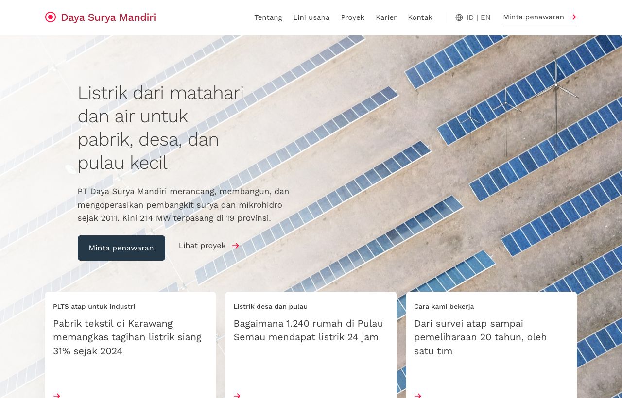 Template Energi putih tenang